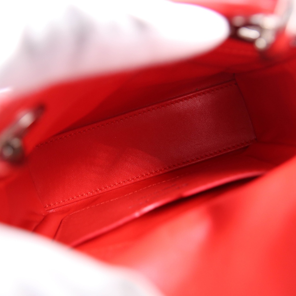 Christian Dior Lambskin Cannage Micro Lady Dior Fuchsia