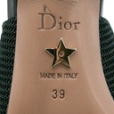 Christian Dior J'Adior Slingback Pump Black Technical Fabric In Size 39