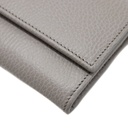 GG Marmont Leather Continental Wallet Grey 456116