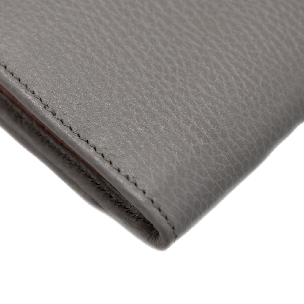 GG Marmont Leather Continental Wallet Grey 456116