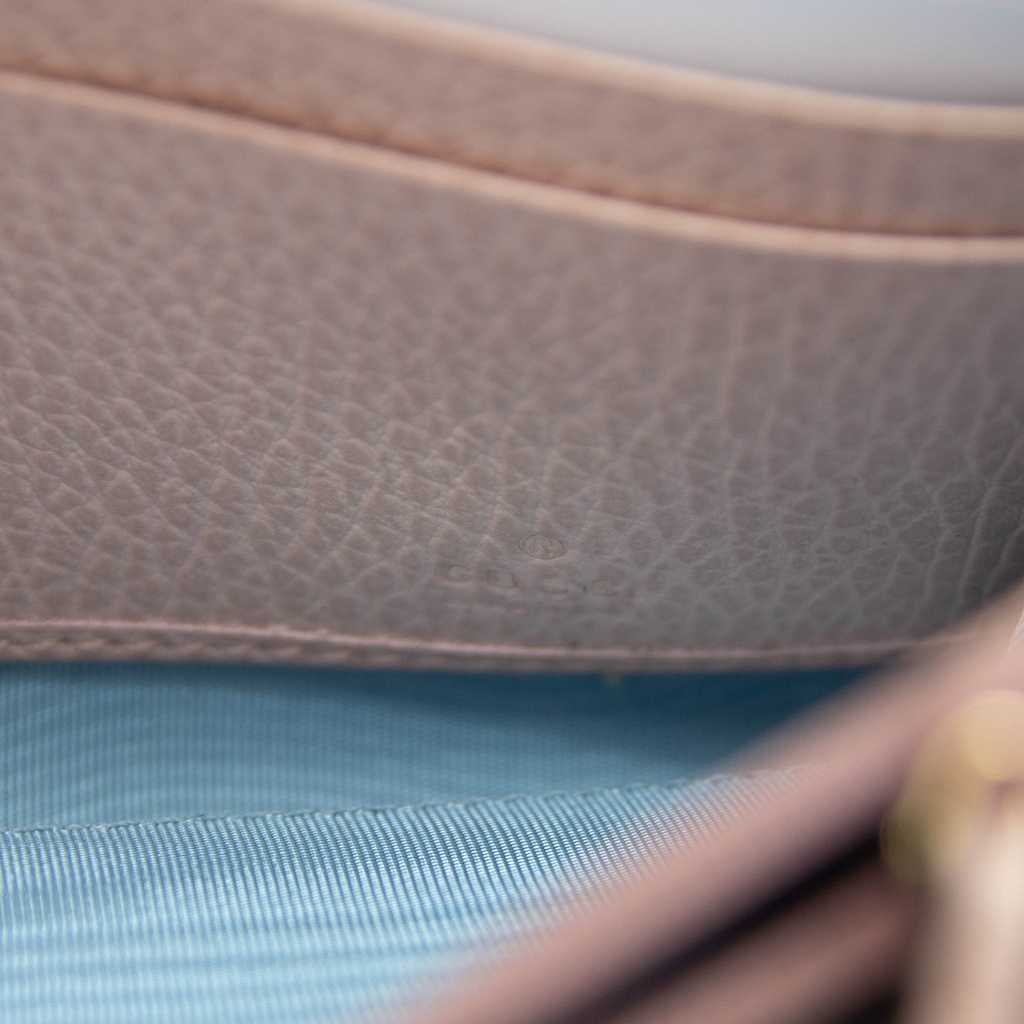 GG Marmont Leather Continental Wallet Grey 456116