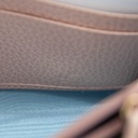 GG Marmont Leather Continental Wallet Grey 456116