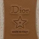 Christian Dior 30 Montaigne Leather Mules In Size 38