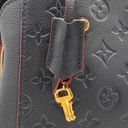 Louis Vuitton Marine Rouge Monogram Empreinte Montaigne BB Bag