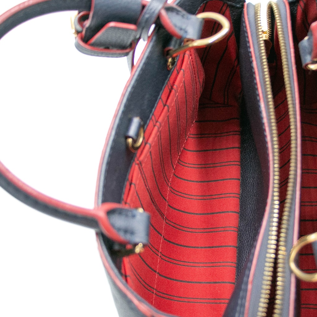 Louis Vuitton Marine Rouge Monogram Empreinte Montaigne BB Bag