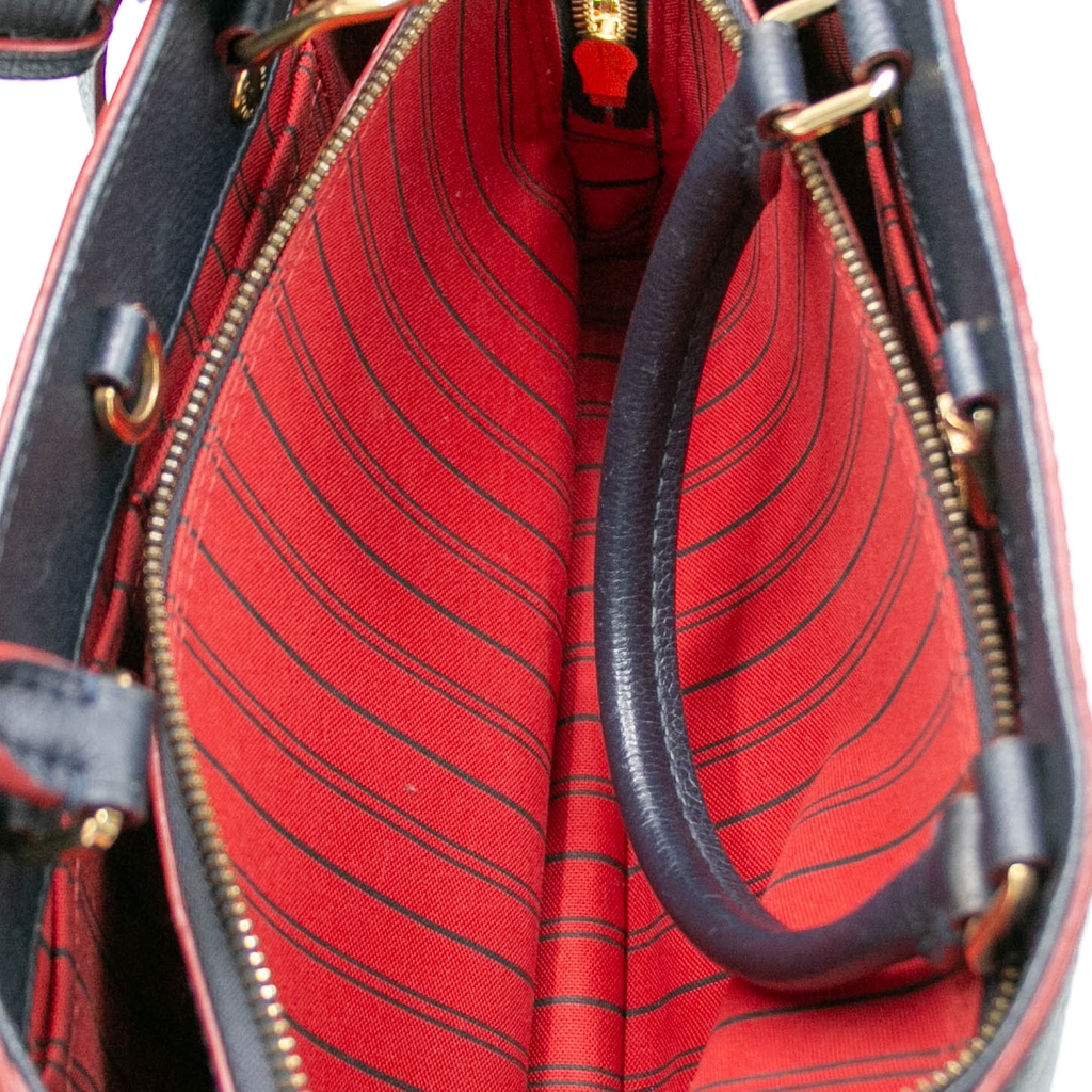 Louis Vuitton Marine Rouge Monogram Empreinte Montaigne BB Bag