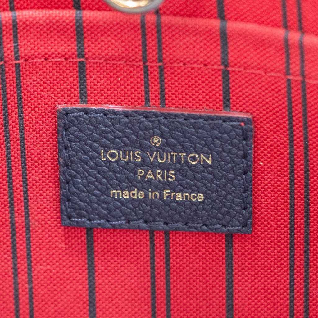 Louis Vuitton Marine Rouge Monogram Empreinte Montaigne BB Bag