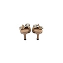 Christian Dior J'Adior Slingback Pump Beige Technical Fabric In Size 38