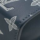 Louis Vuitton Calfskin Monogram Shadow Gaston Wearable Wallet Ink Blue White