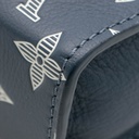 Louis Vuitton Calfskin Monogram Shadow Gaston Wearable Wallet Ink Blue White