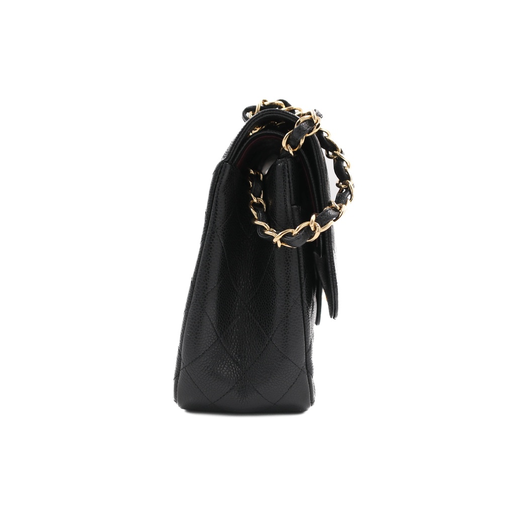 Chanel Black Caviar Jumbo Classic Double Flap Bag