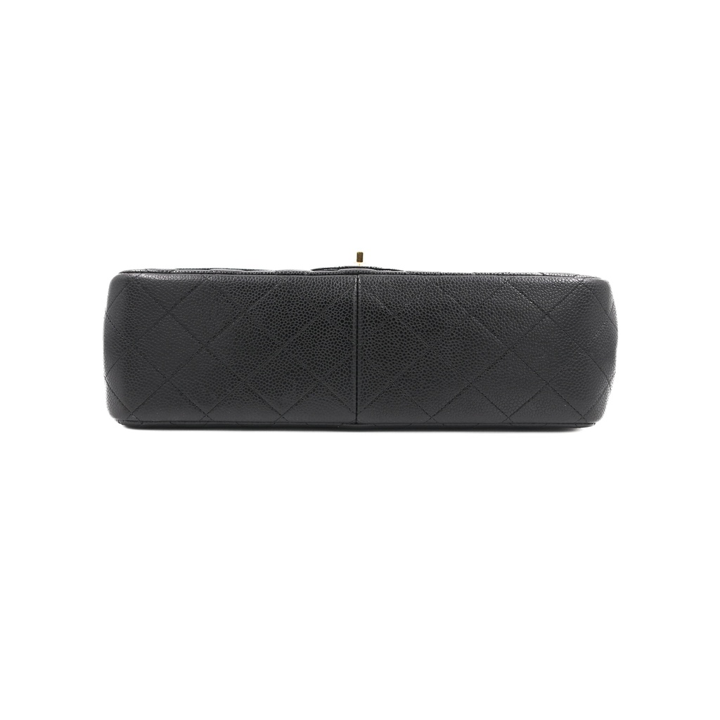 Chanel Black Caviar Jumbo Classic Double Flap Bag