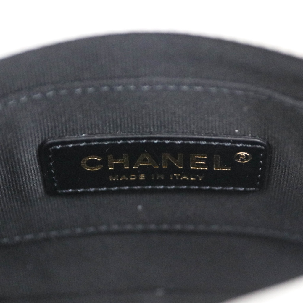 Chanel Caviar Quilted Mini Chain Soul Flap White