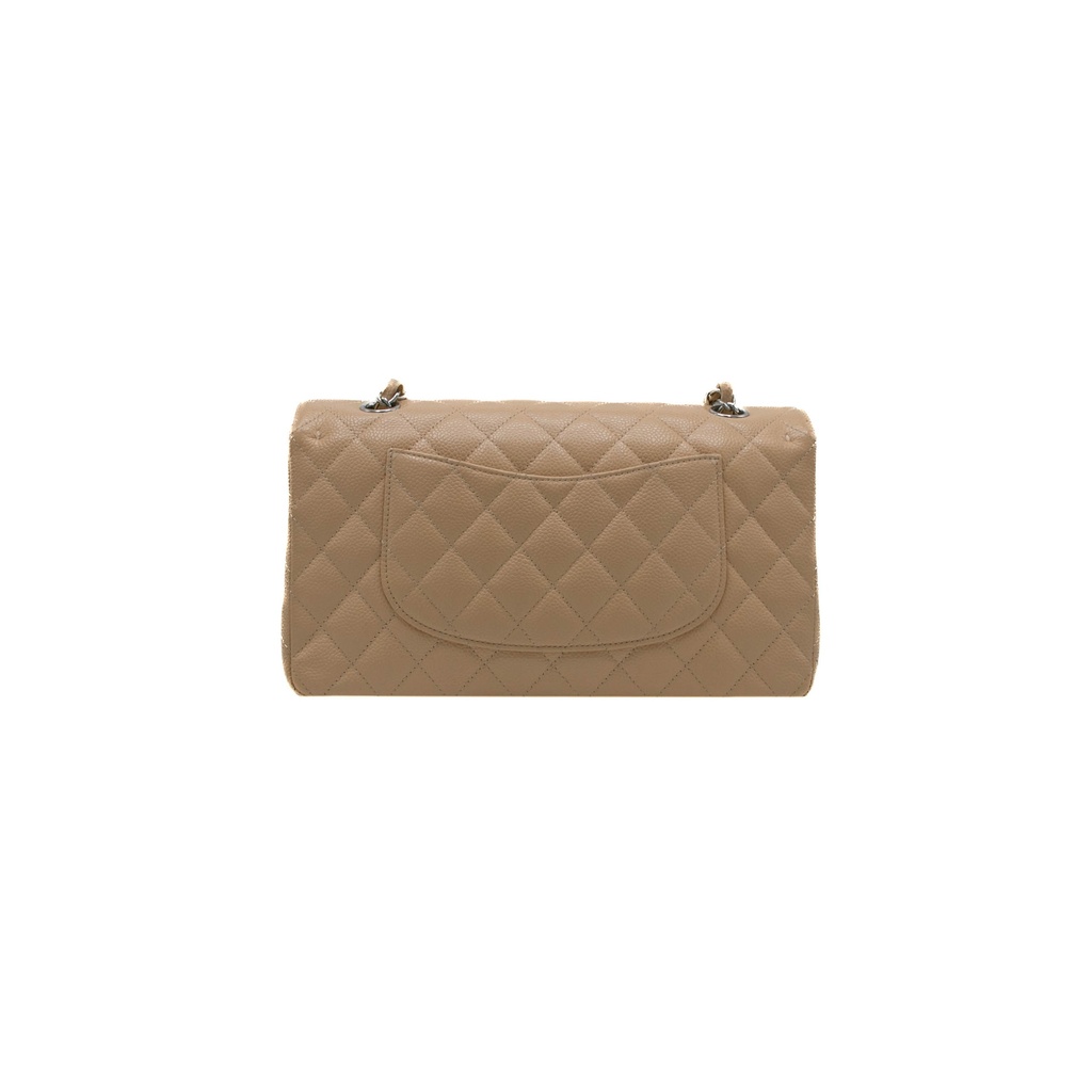 Chanel Caviar Quilted Medium Double Flap Bag Beige