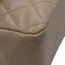 Chanel Caviar Quilted Medium Double Flap Bag Beige