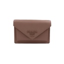 Prada Saffiano Envelope Mini Crossbody Bag Beige
