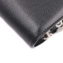 Louis Vuitton Clutch Bag Taiga Baikal Black