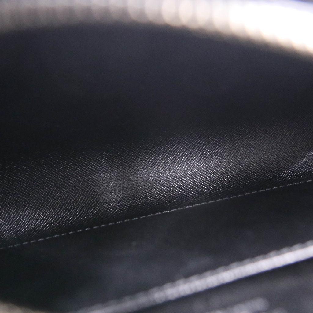 Louis Vuitton Clutch Bag Taiga Baikal Black