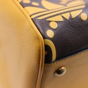 Gucci x Adidas Travel Bag Duffle Yellow And Brown Leather 702422