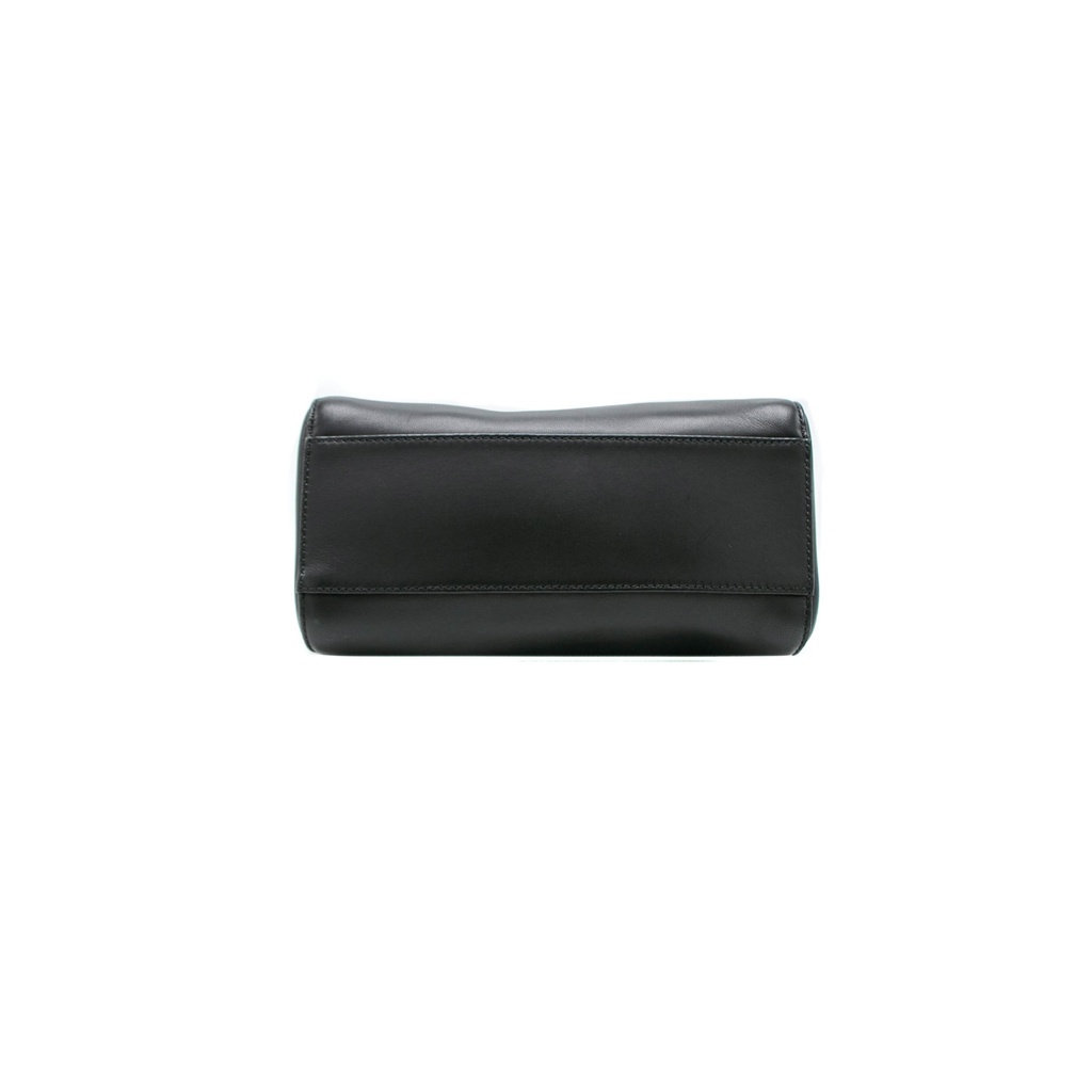 Fendi Nappa Mini Peekaboo Iconic Satchel Black