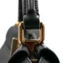 Fendi Nappa Mini Peekaboo Iconic Satchel Black