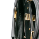 Fendi Nappa Mini Peekaboo Iconic Satchel Black