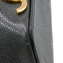 Chanel Caviar CC Drawstring Shoulder Bag Black