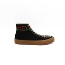 Gucci Interlocking G High-Top Sneakers In Black In Size 40703033