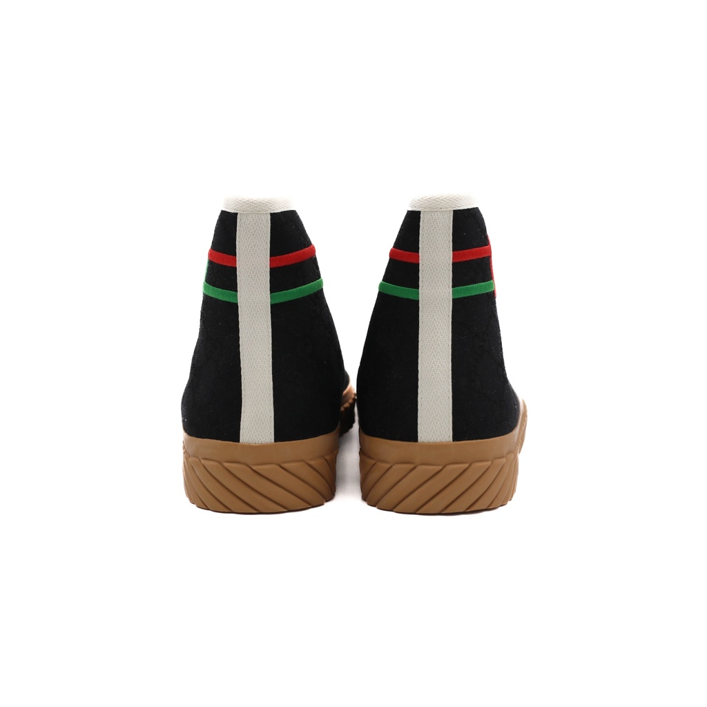 Gucci Interlocking G High-Top Sneakers In Black In Size 40703033