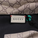 Gucci Silk Scarf Black / Brown 429394