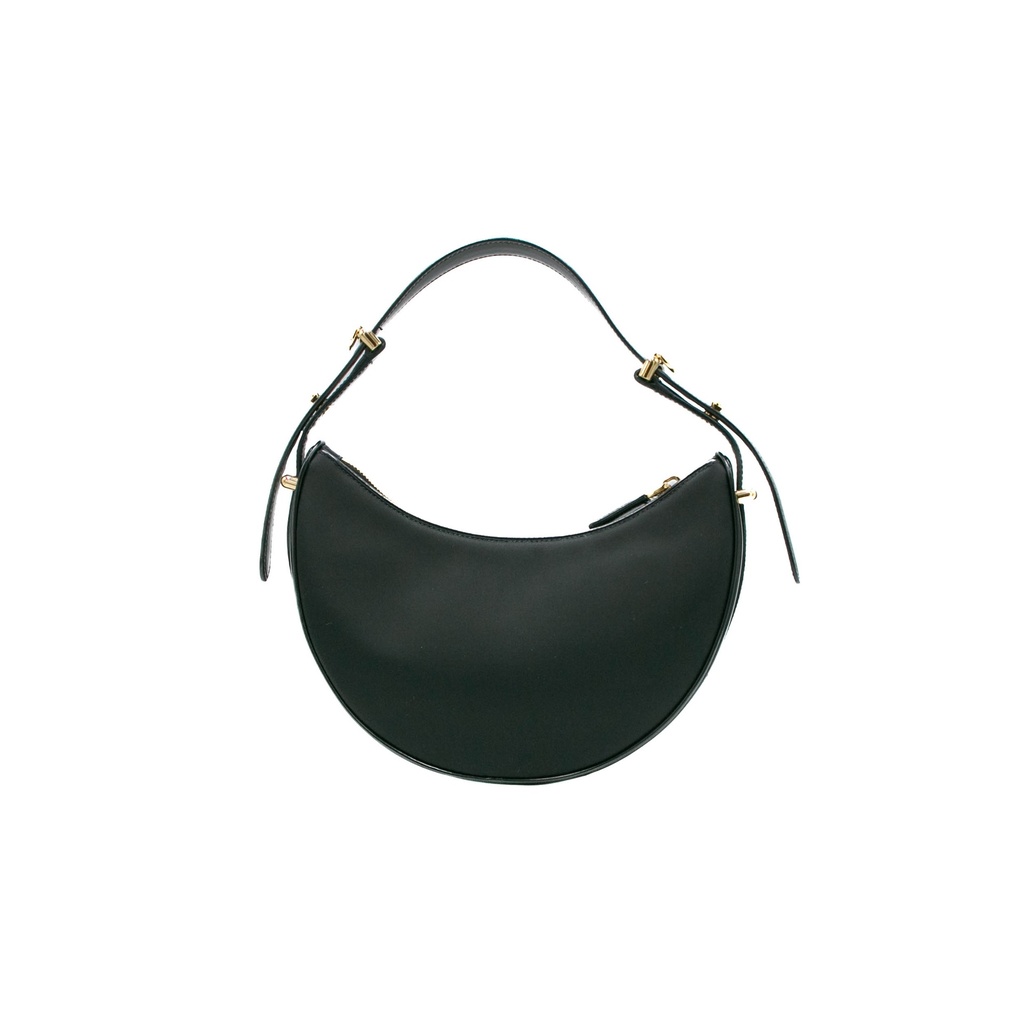Prada Arque Re-Nylon and Brushed Leather Shoulder Bag