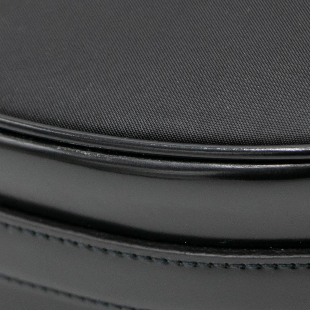 Prada Arque Re-Nylon and Brushed Leather Shoulder Bag
