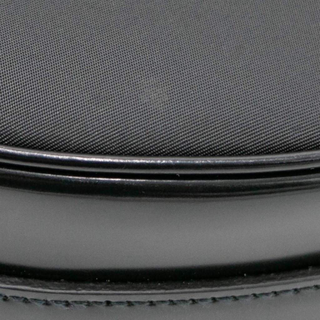 Prada Arque Re-Nylon and Brushed Leather Shoulder Bag