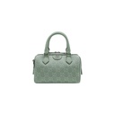 Gucci GG Supreme Light Green Canvas Mini Top Handle Bag 772053