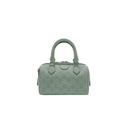 Gucci GG Supreme Light Green Canvas Mini Top Handle Bag 772053