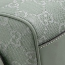 Gucci GG Supreme Light Green Canvas Mini Top Handle Bag 772053