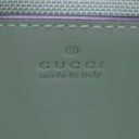 Gucci GG Supreme Light Green Canvas Mini Top Handle Bag 772053