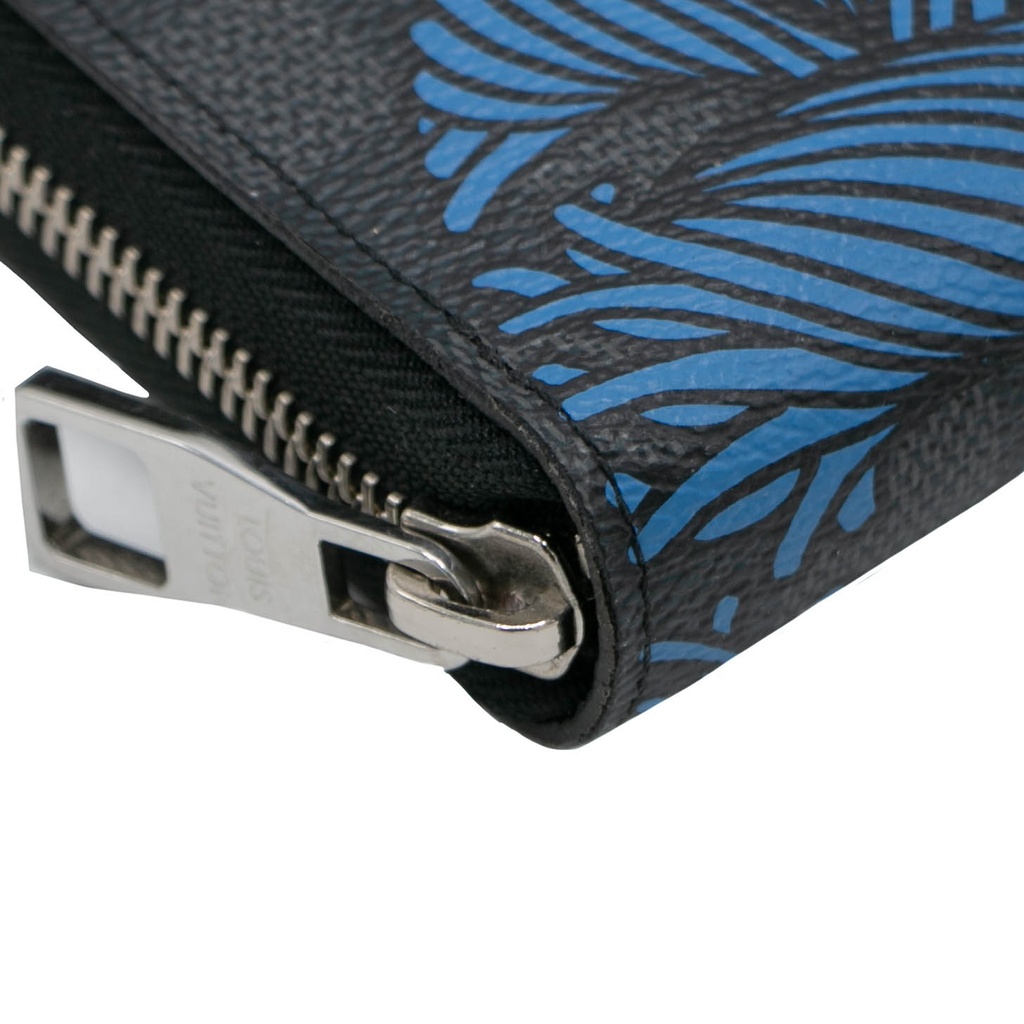 Louis Vuitton Black Damier Graphite Zippy Organizer Wallet