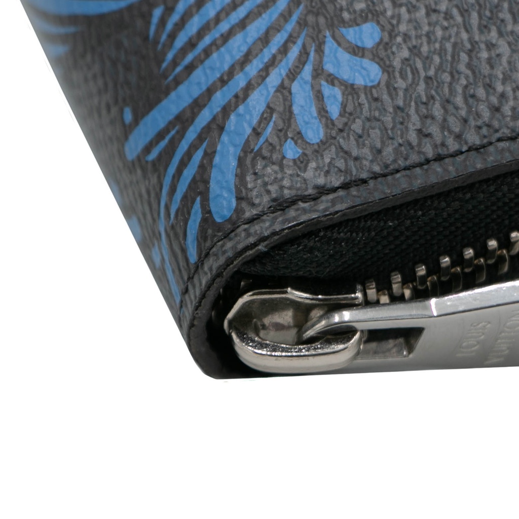 Louis Vuitton Black Damier Graphite Zippy Organizer Wallet