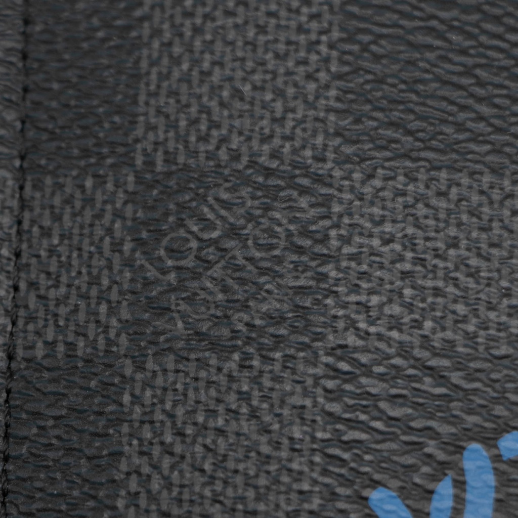 Louis Vuitton Black Damier Graphite Zippy Organizer Wallet