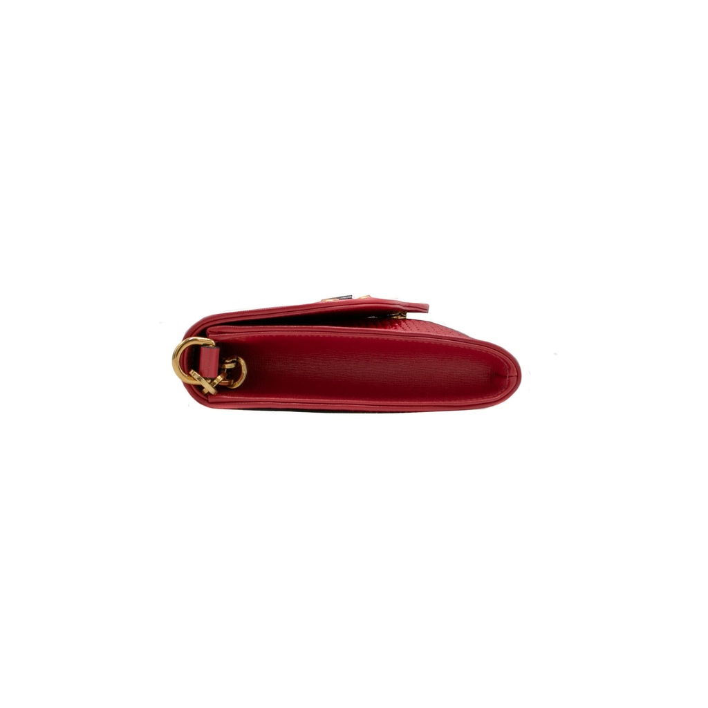 Gucci GG Horsebit 1955 Small Shoulder Bag Red 655667