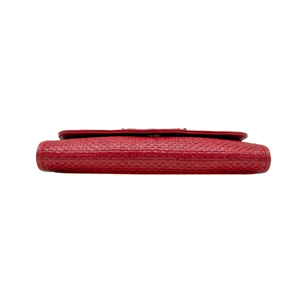 Gucci GG Horsebit 1955 Small Shoulder Bag Red 655667