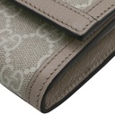 Gucci Ophidia Continental Wallet Beige and White GG Supreme Canvas 523153