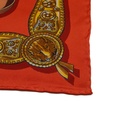 Gucci Orange Silk Scarf 590472 In Size 90x90