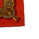 Gucci Orange Silk Scarf 590472 In Size 90x90