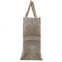 Christian Dior Toile De Jouy Embroided Canvas Large Book Tote