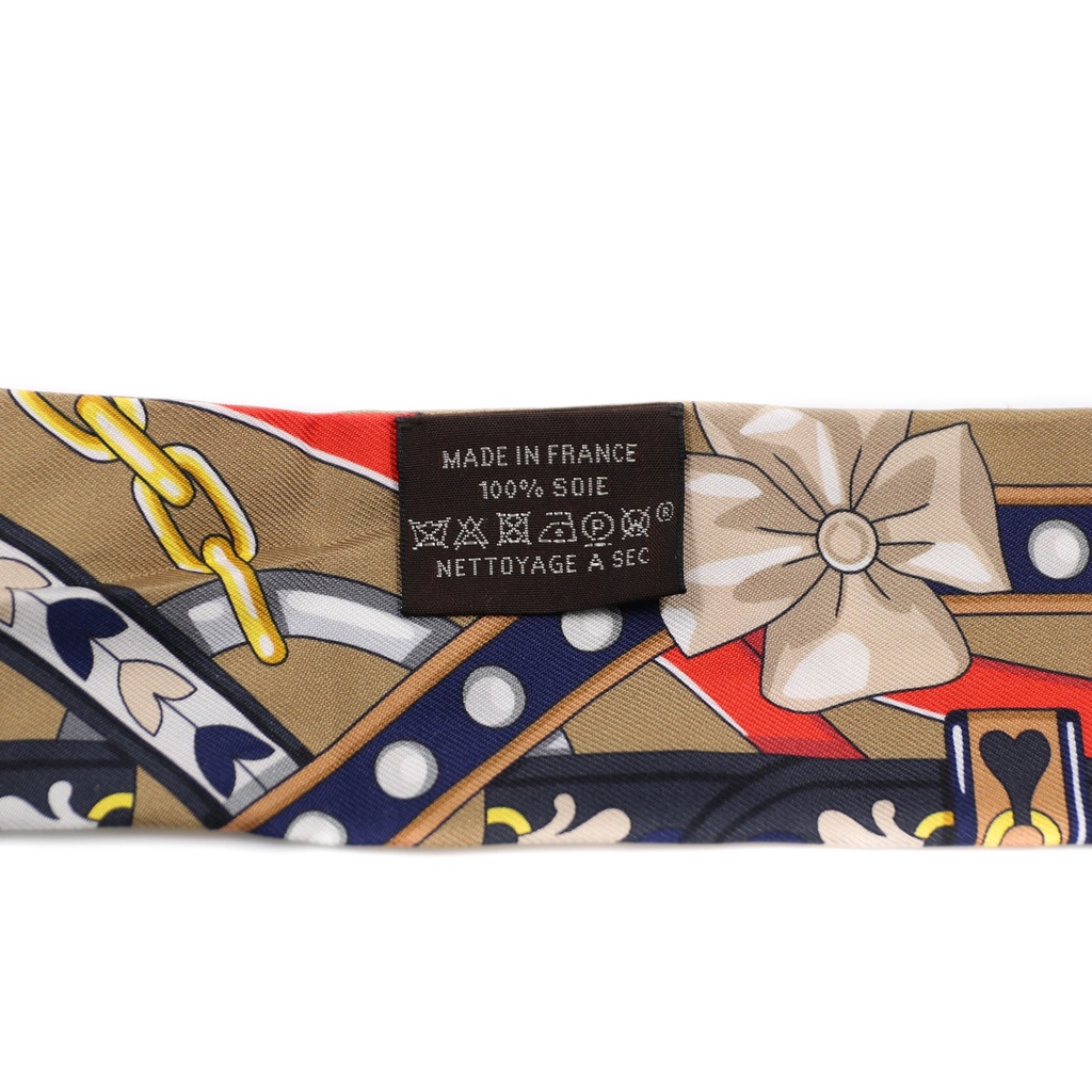 Hermes Silk Twilly Scarf