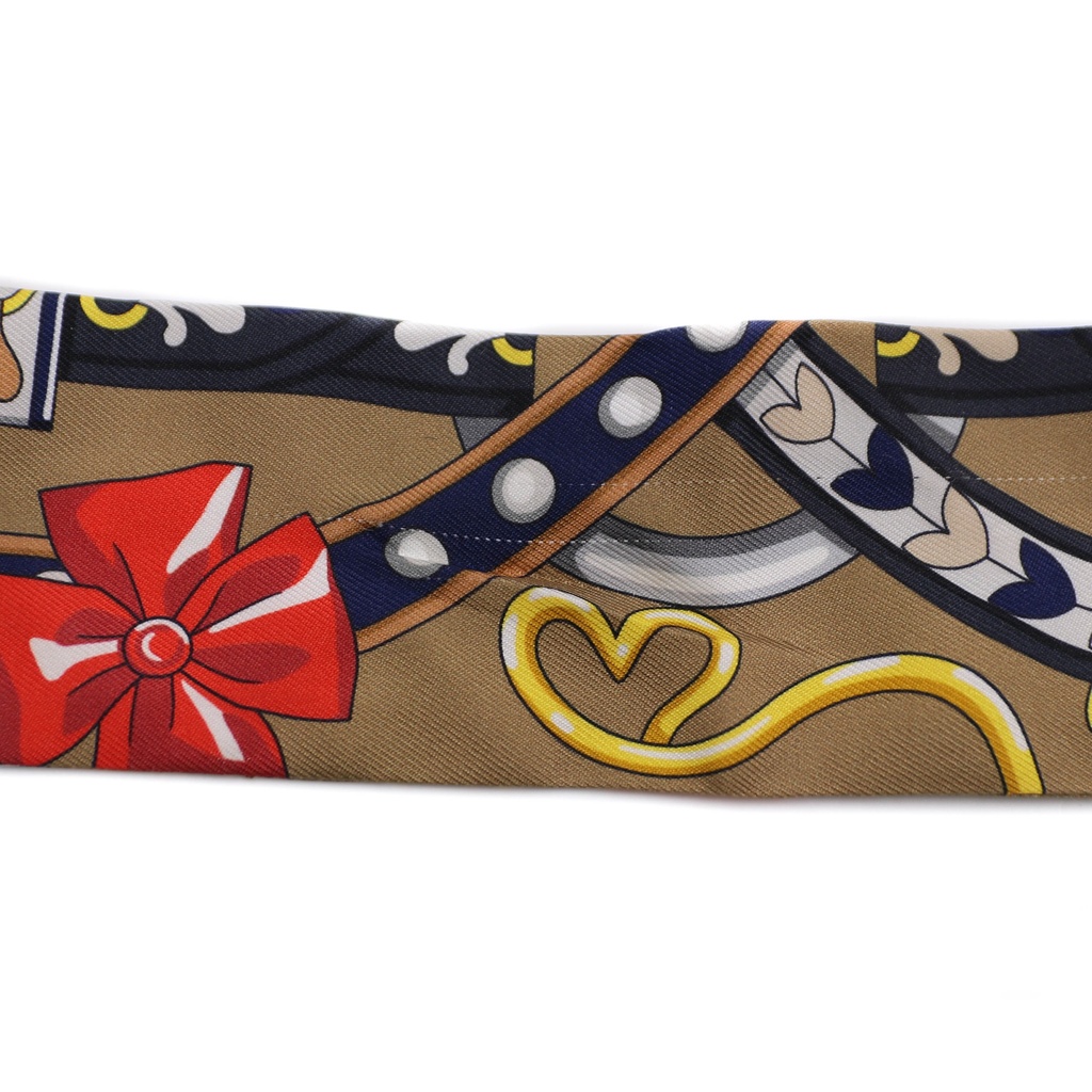 Hermes Silk Twilly Scarf