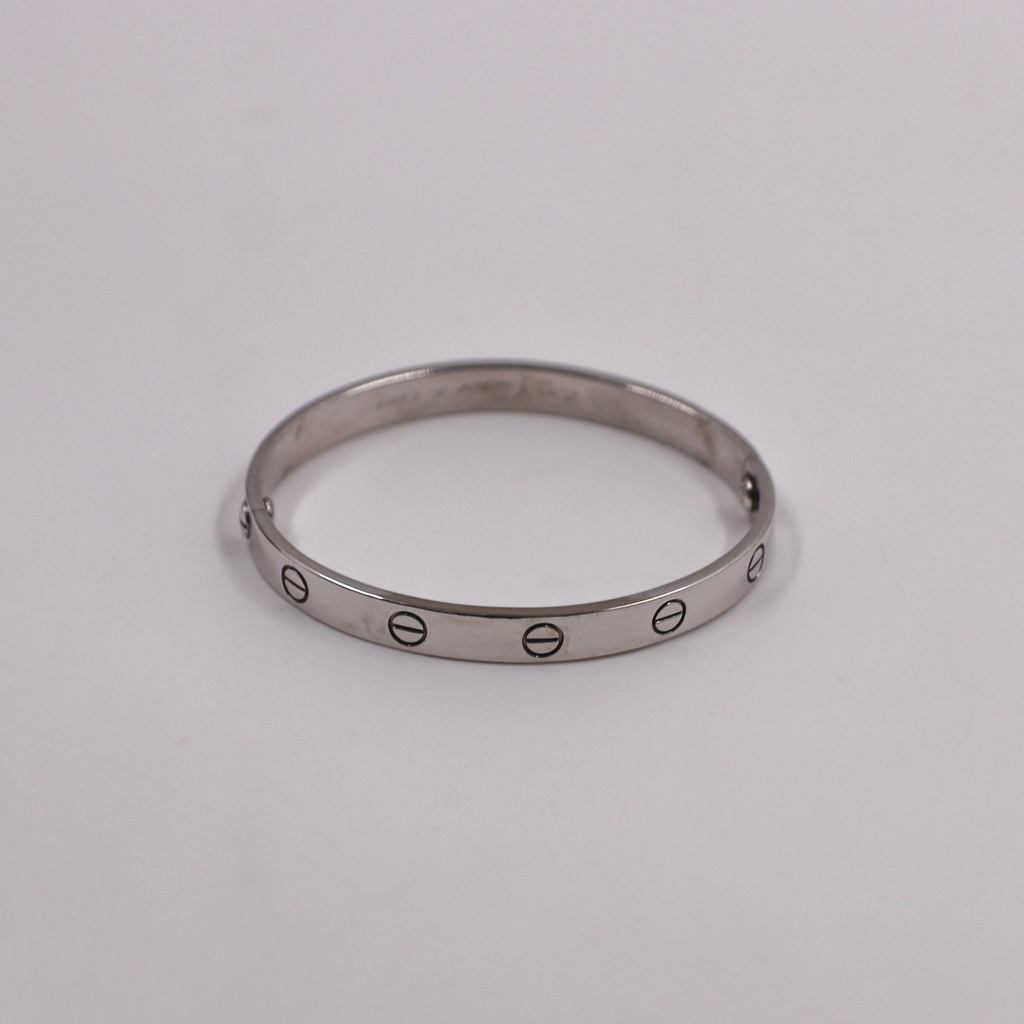 (7584_0119) Cartier WG 750 Love Breath 33.4g Bracelets & Bracelets (Precious Metal)