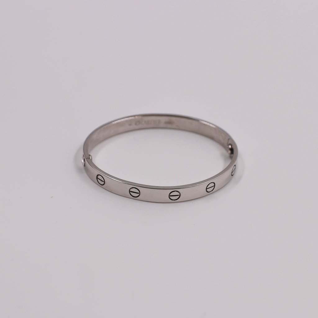 (7584_0119) Cartier WG 750 Love Breath 33.4g Bracelets & Bracelets (Precious Metal)